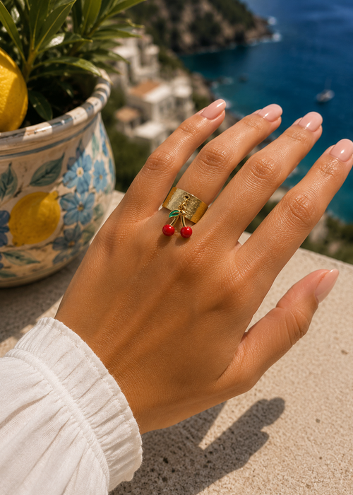 Bague Pampille Cerise