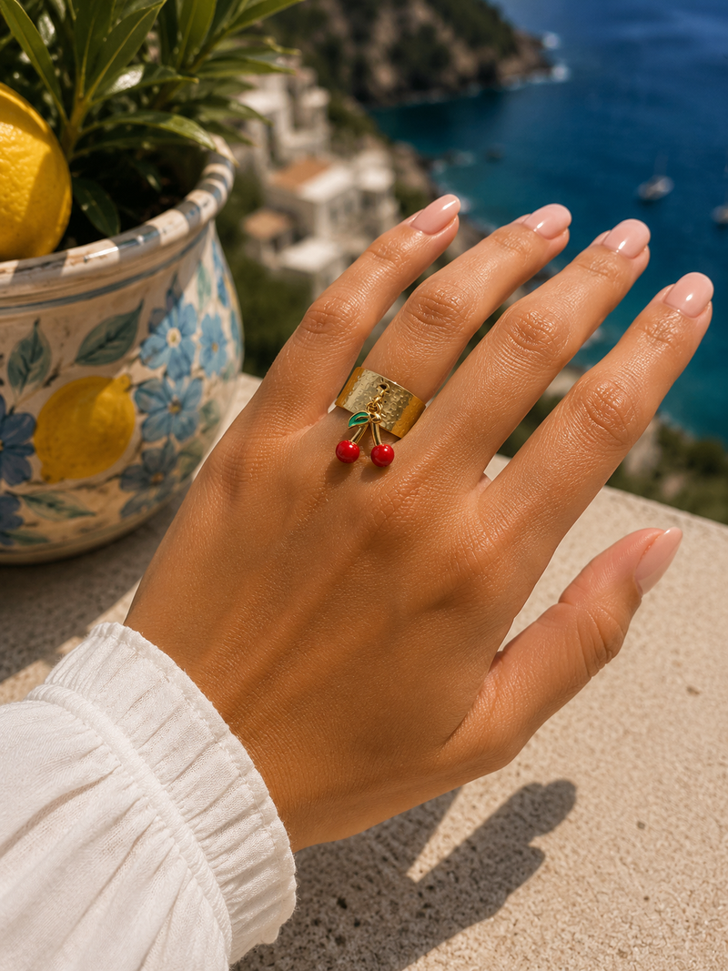 Bague Pampille Cerise