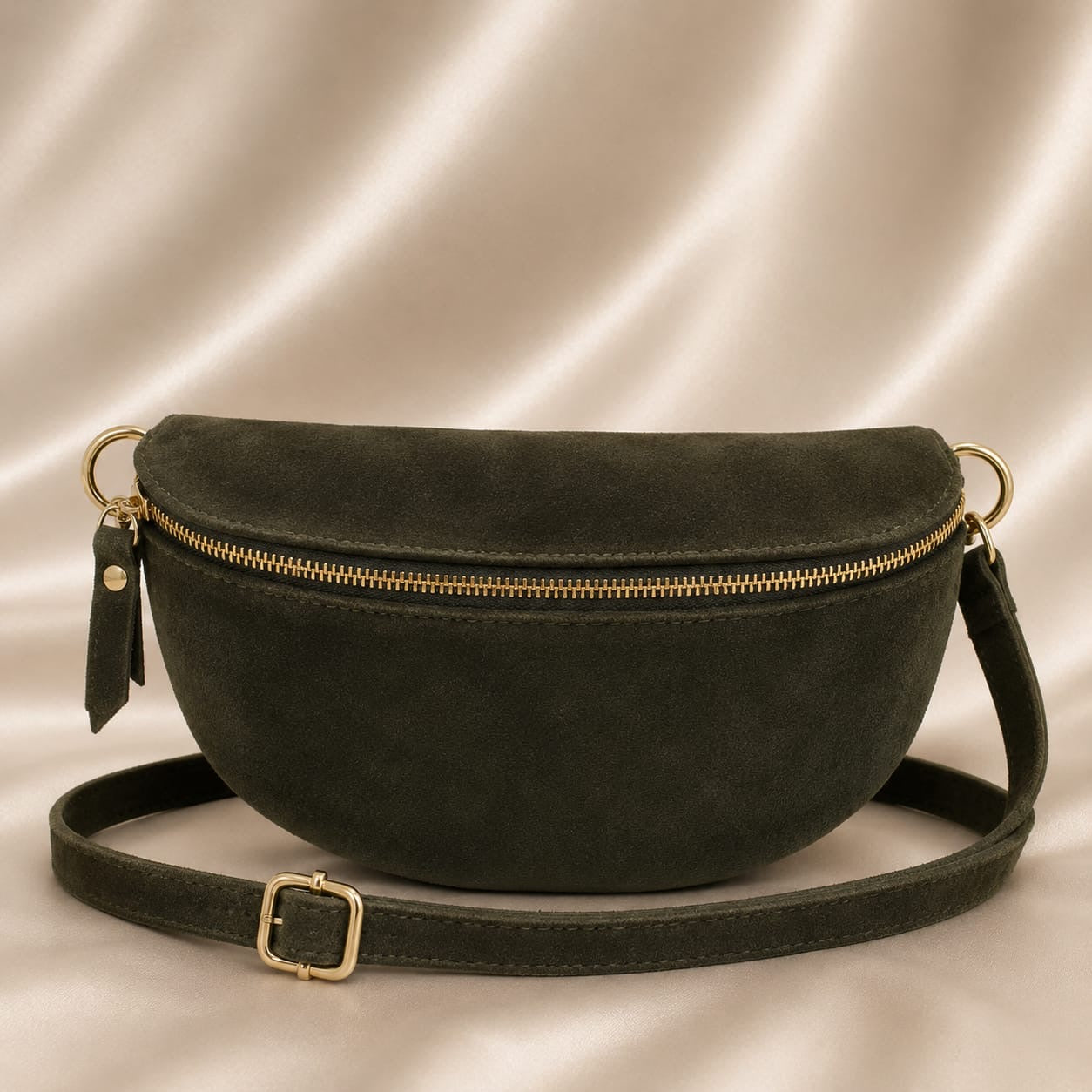 Sac Banane Cuir Suédine