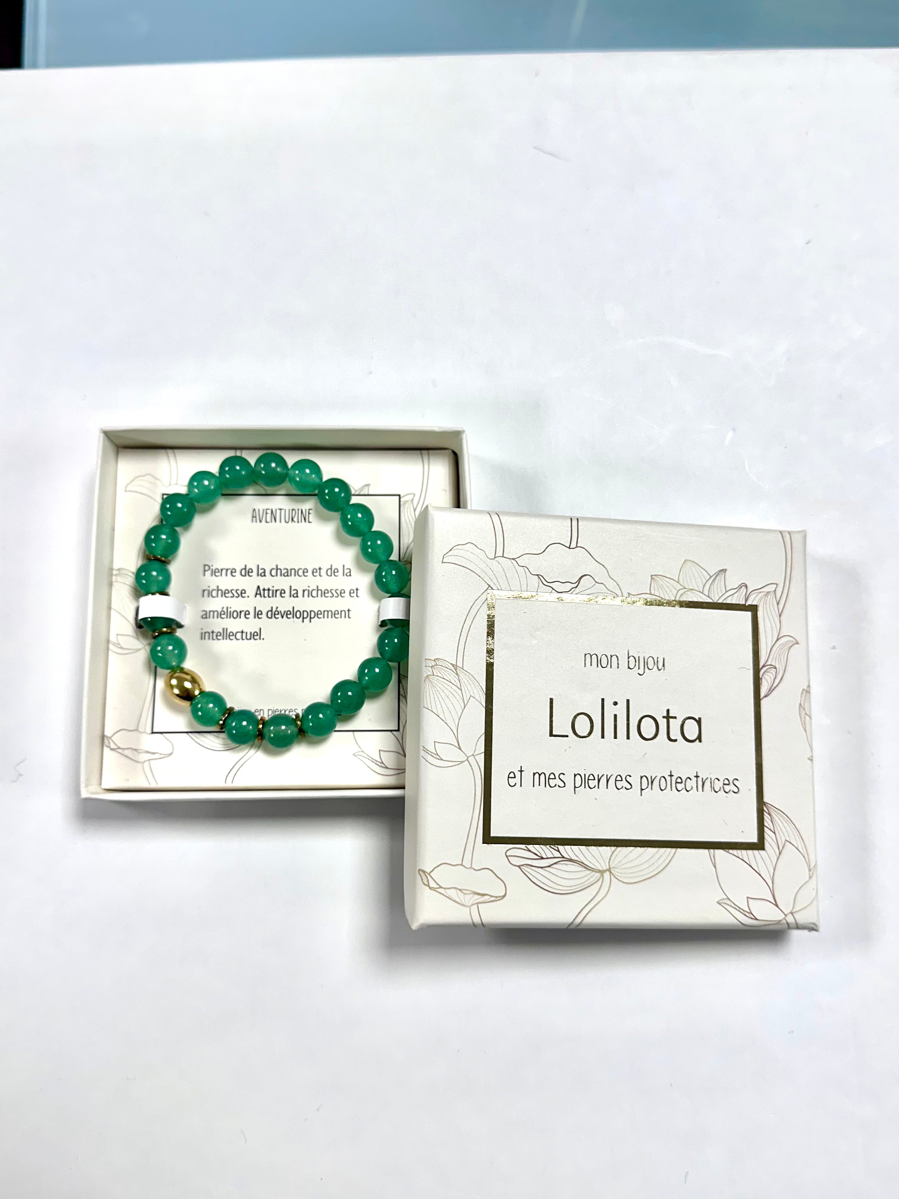 Bracelet en Pierre Naturelle - Aventurine