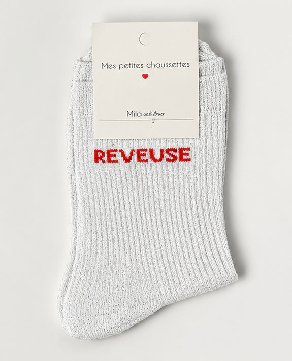 Chaussettes à paillettes « Rêveuse »