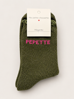 Chaussettes à paillettes « Pepette »