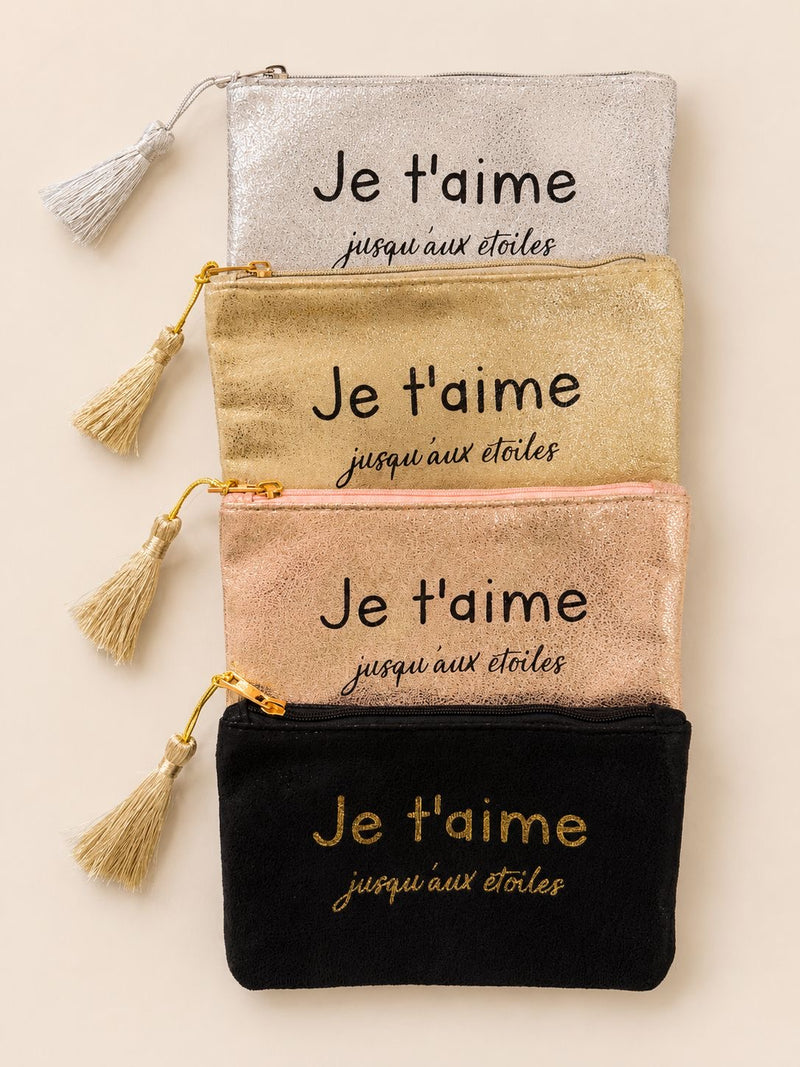 Pochette message 'Je t’aime jusqu’au étoiles'