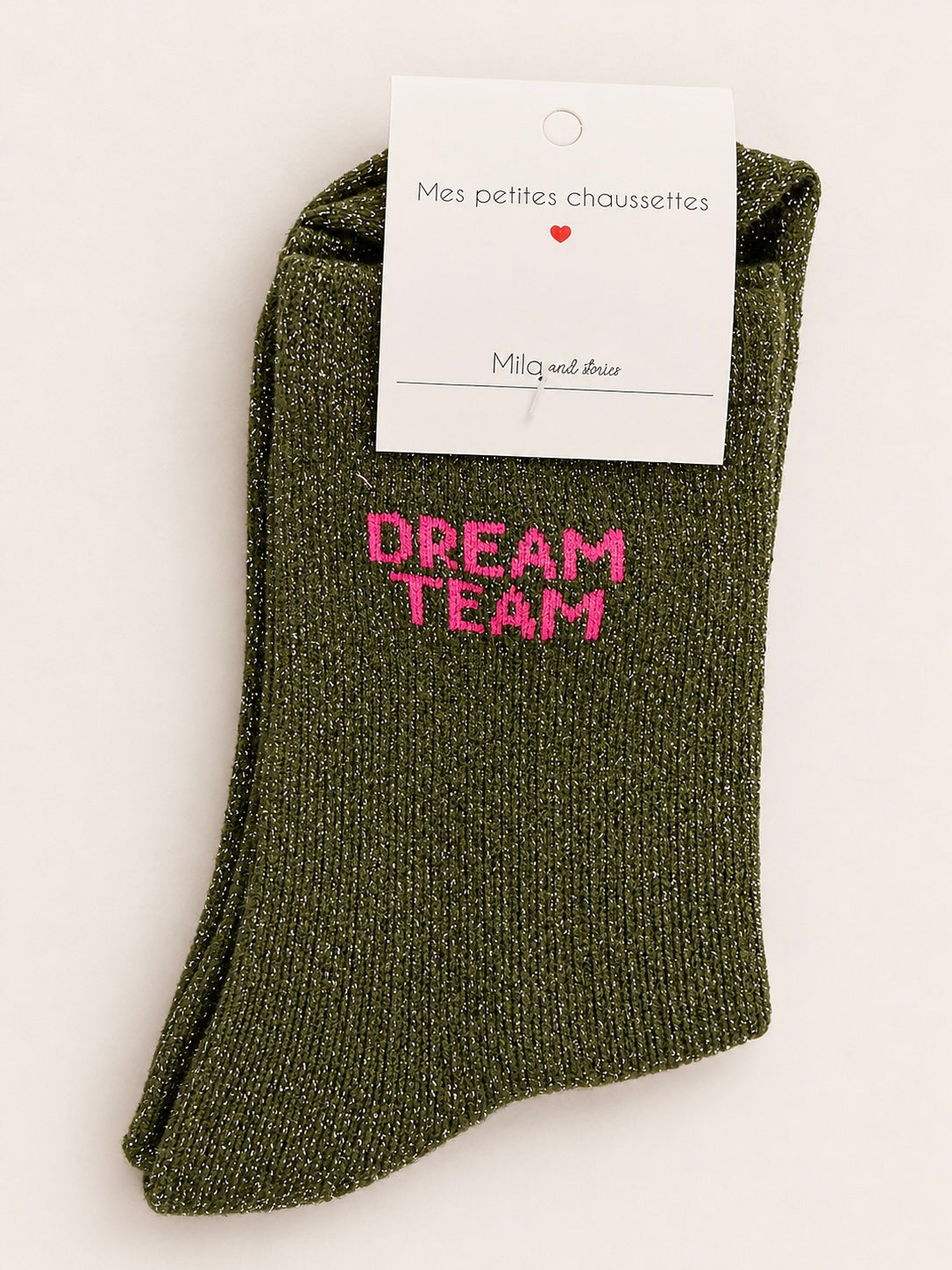 Chaussettes à paillettes « Dream team »