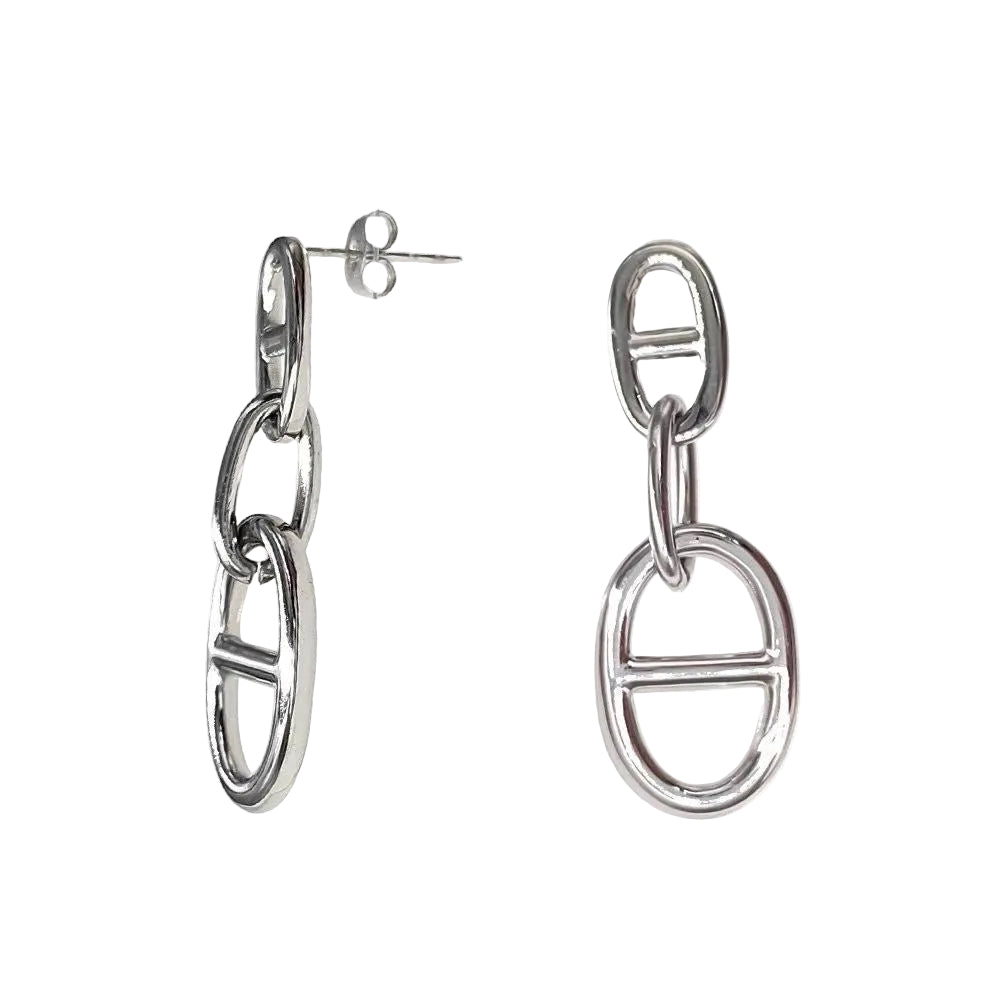 Boucles maille marine pendante