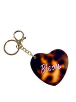 Porte-clé cœur — Bisous
