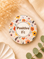 Miroir de Poche Rond - Positive Life