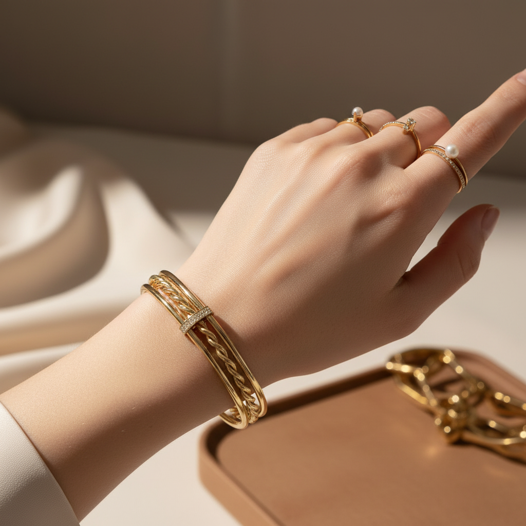 Jonc « Salya » triple