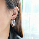 Boucles d'oreilles en acier inoxydable