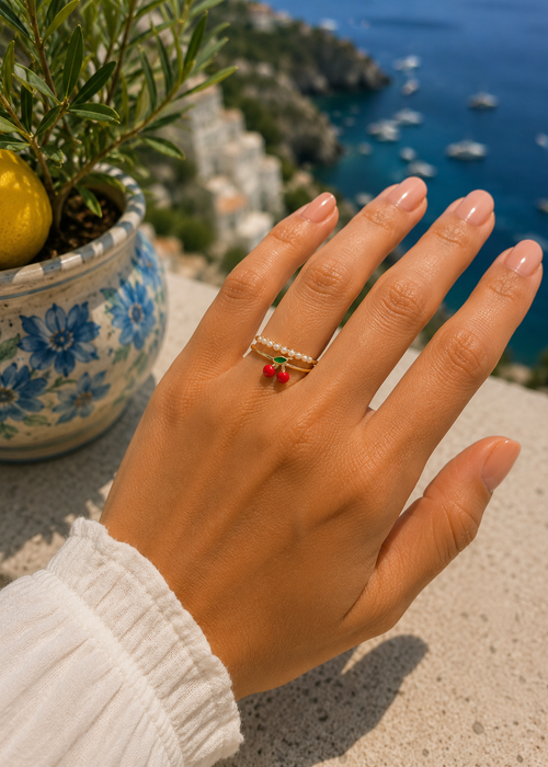 Bague Réglable Cerise