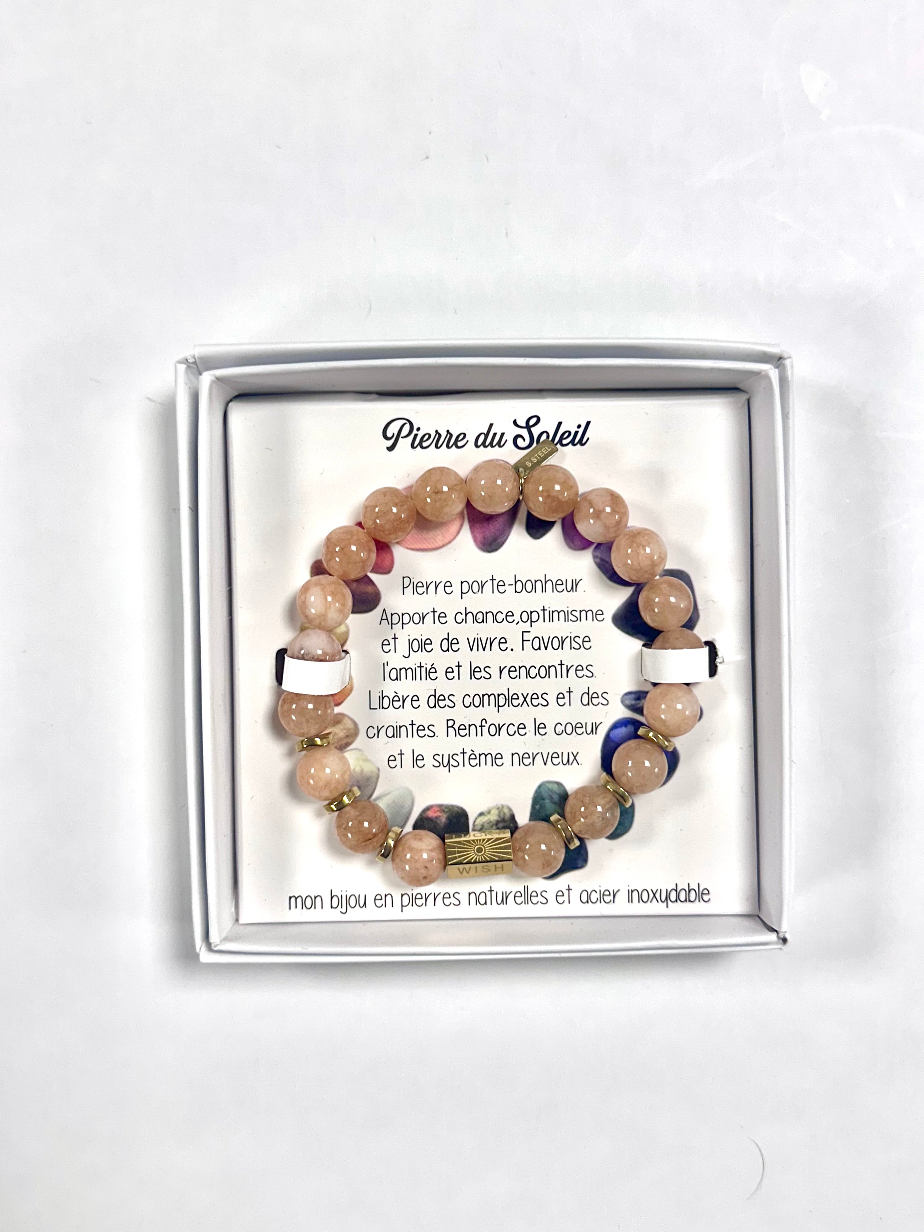 Bracelet en pierre — Pierre du Soleil