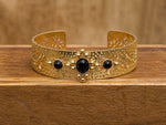 Bracelet Manchette Triple Pierre