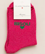Chaussettes à paillettes « Bisous ❤️ »