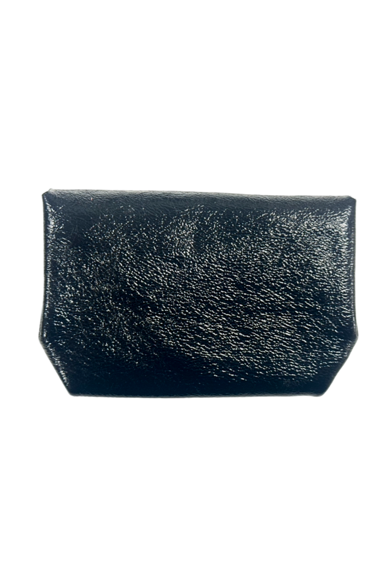 Porte-monnaie en cuir triple pochette - Noir