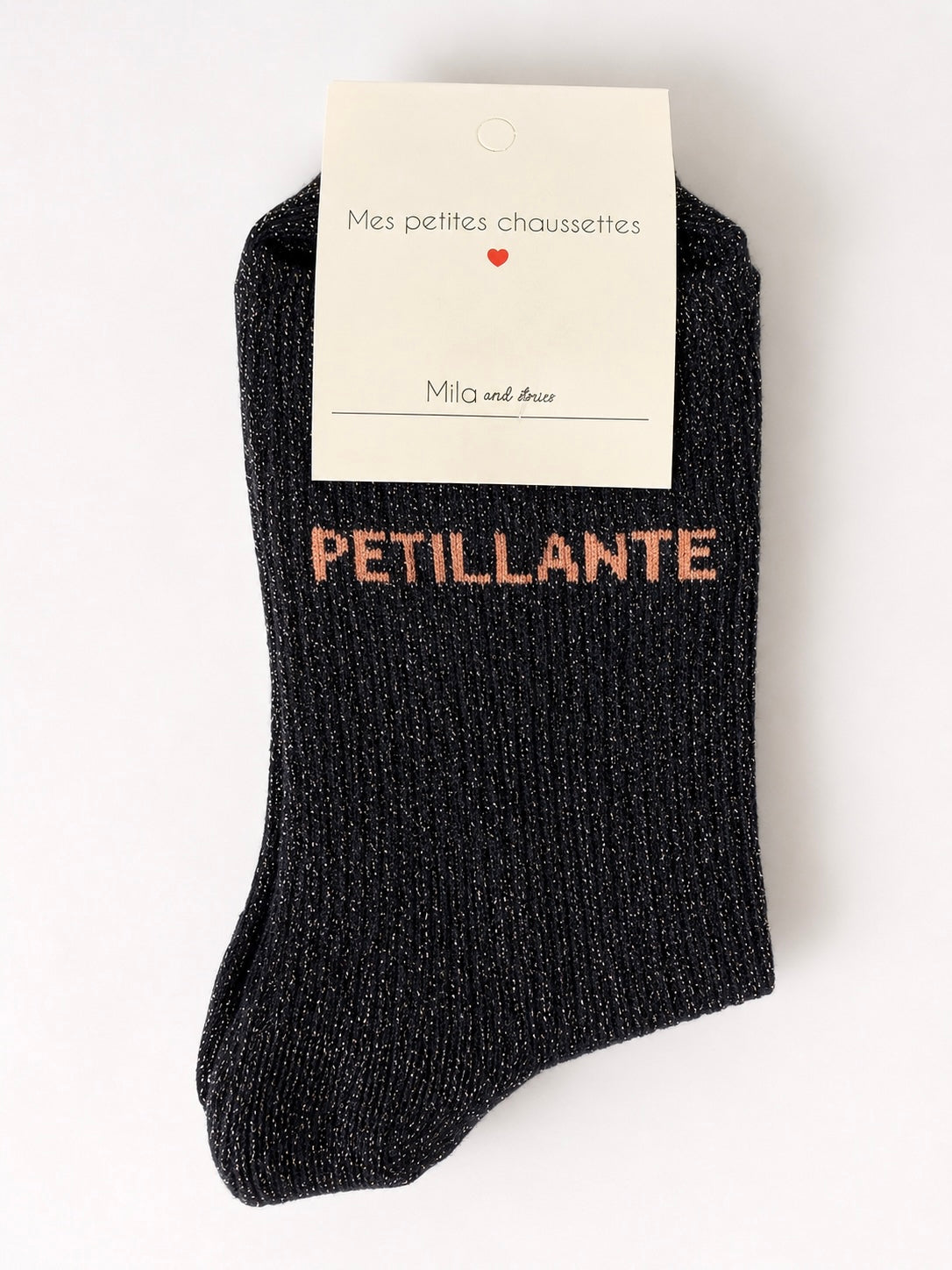 Chaussettes à paillettes « Pétillante » -