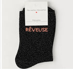 Chaussettes à paillettes « Rêveuse »