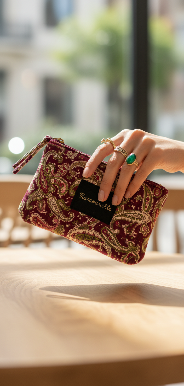 Pochette Message - Mamounette (Rouge)