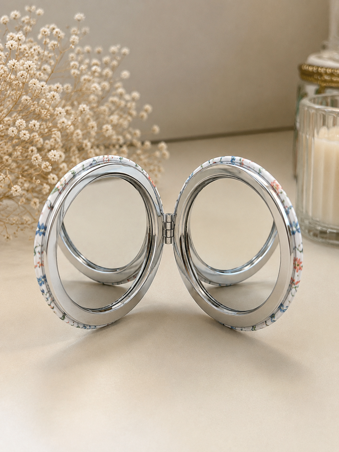 Miroir de Poche Rond - Chance Infini
