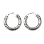 Boucles d'oreilles en acier inoxydable