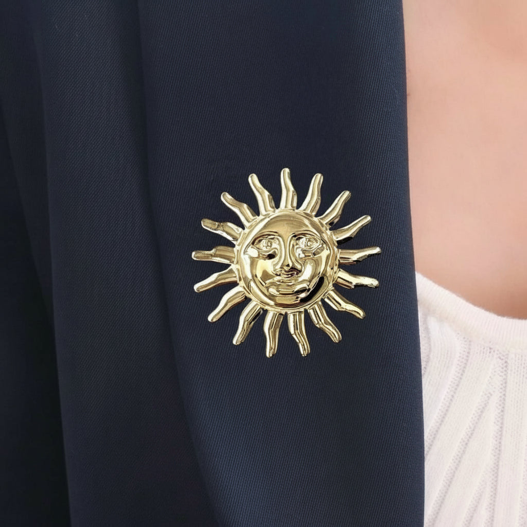Broche « Soleil »