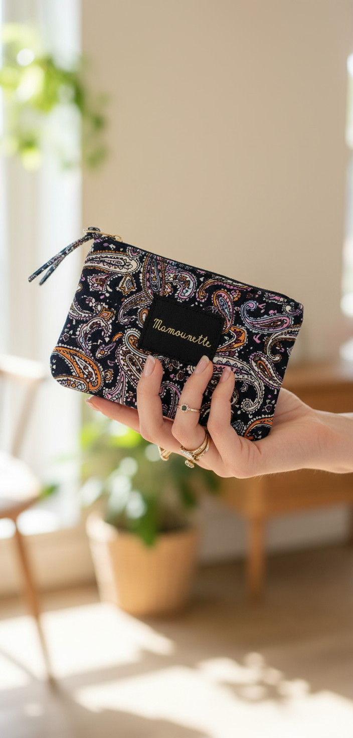 Pochette Message - Mamounette (Noir)