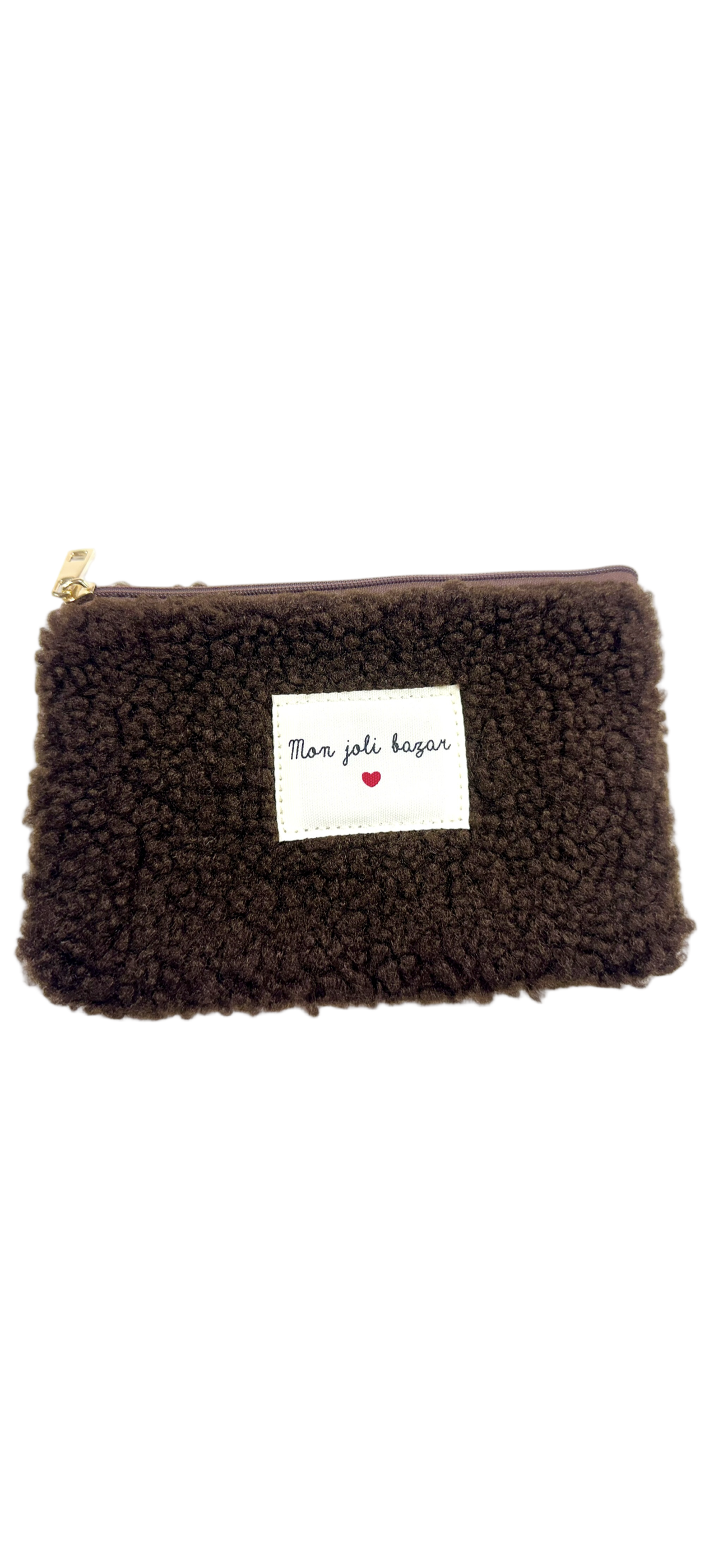 Pochette « Mon joli bazar (moumoute) » - Marron