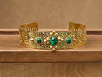 Bracelet Manchette Triple Pierre