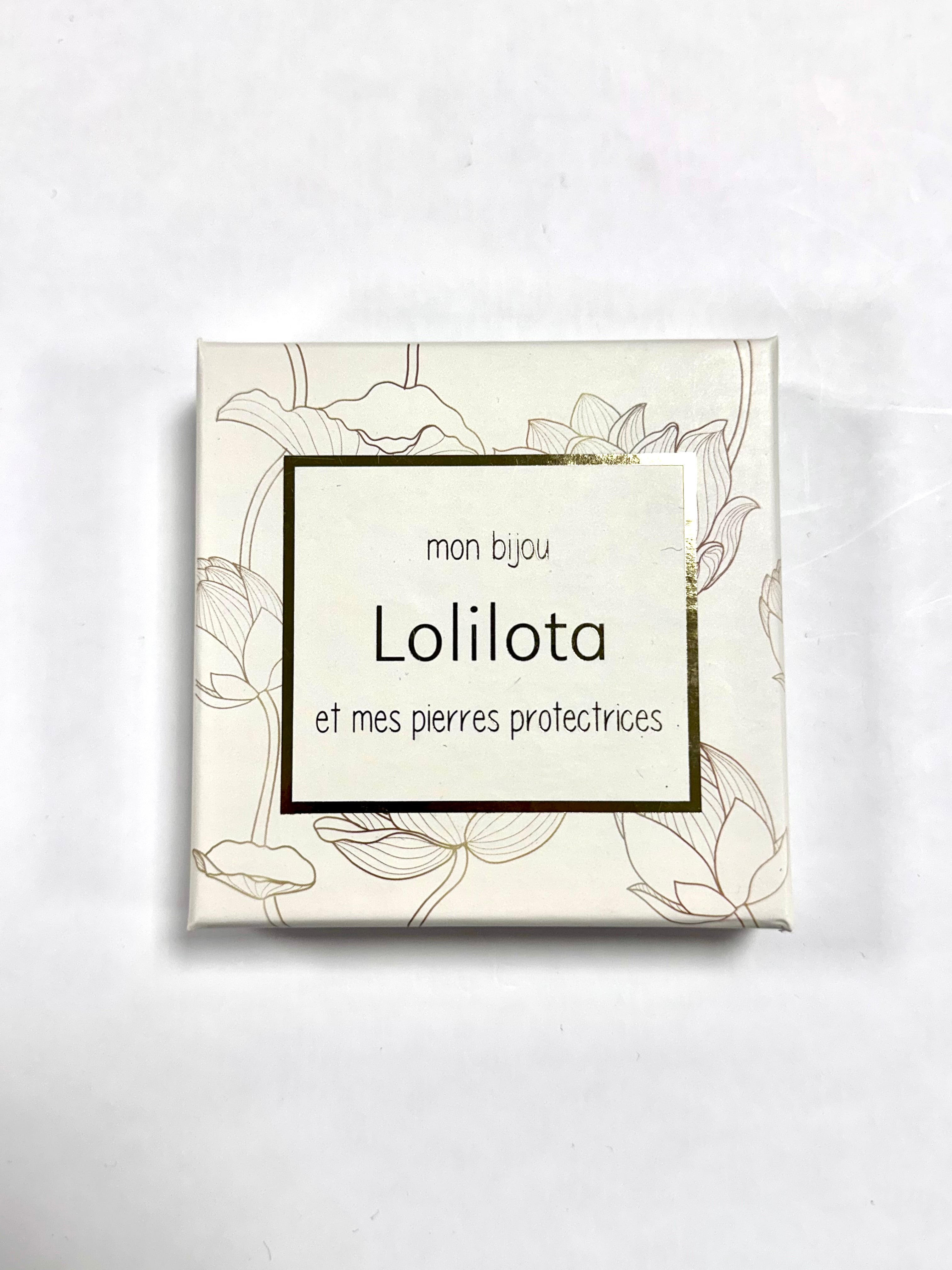 Bracelet en pierre — Agate blanche