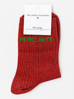 Chaussettes à paillettes « Pétillante » -