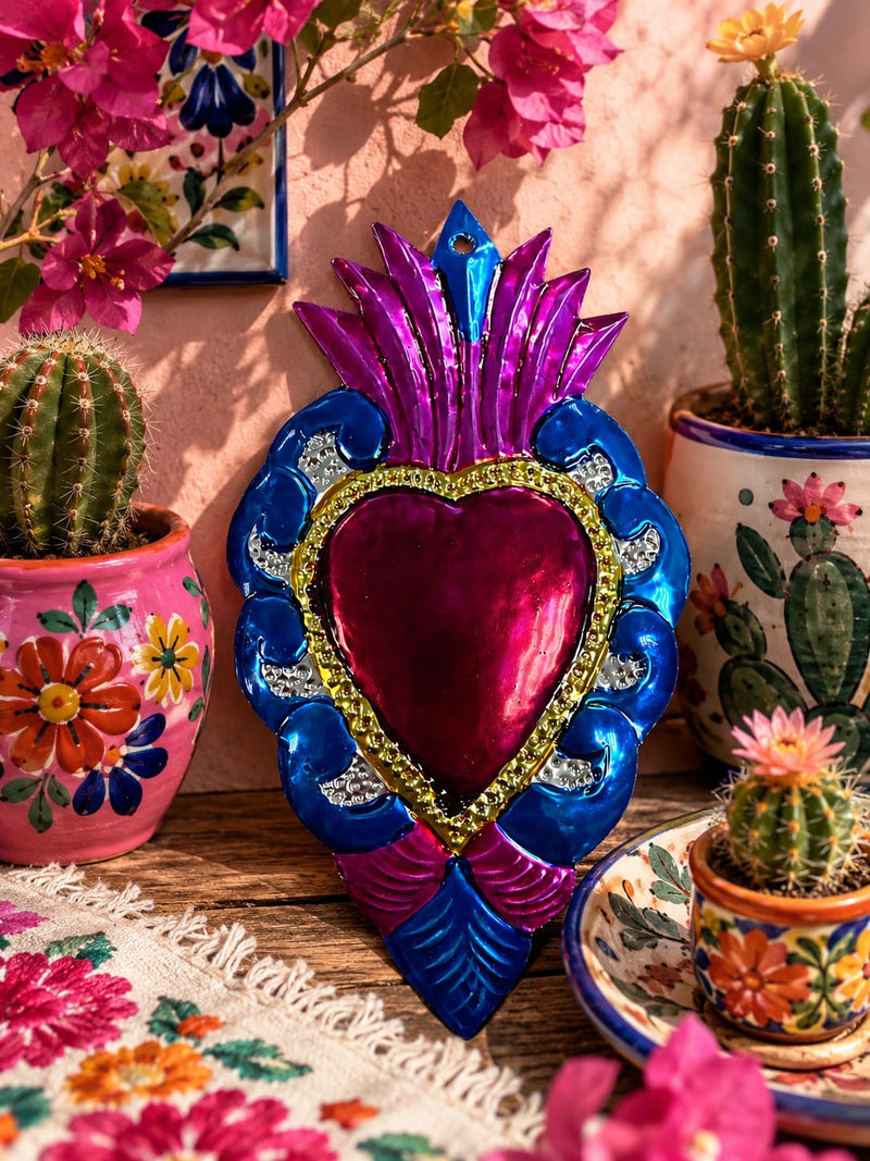 Ex Voto Bleu Rouge Rose