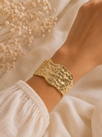 Bracelet manchette « Grana » large