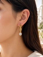 Boucles d’oreilles pendantes « Ice »