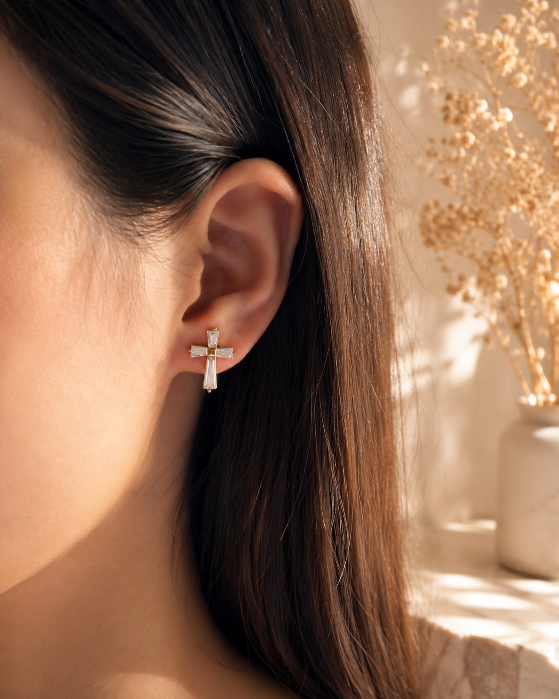 Boucles d’oreilles « Croix »