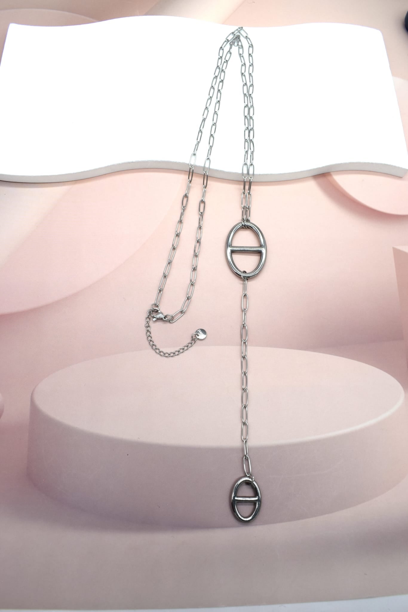 Sautoir « Maille marine » 2 mailles