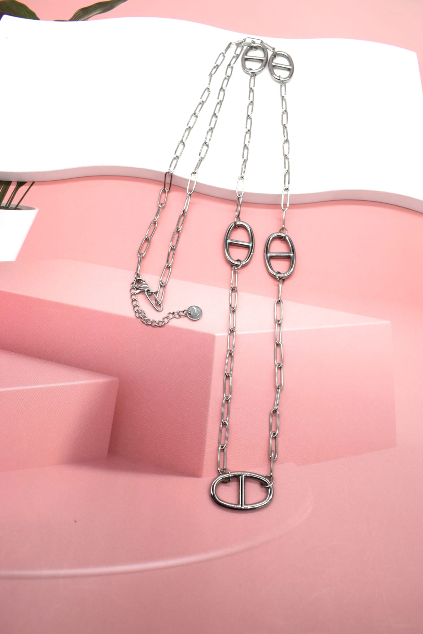 Sautoir « Maille marine » maillons long