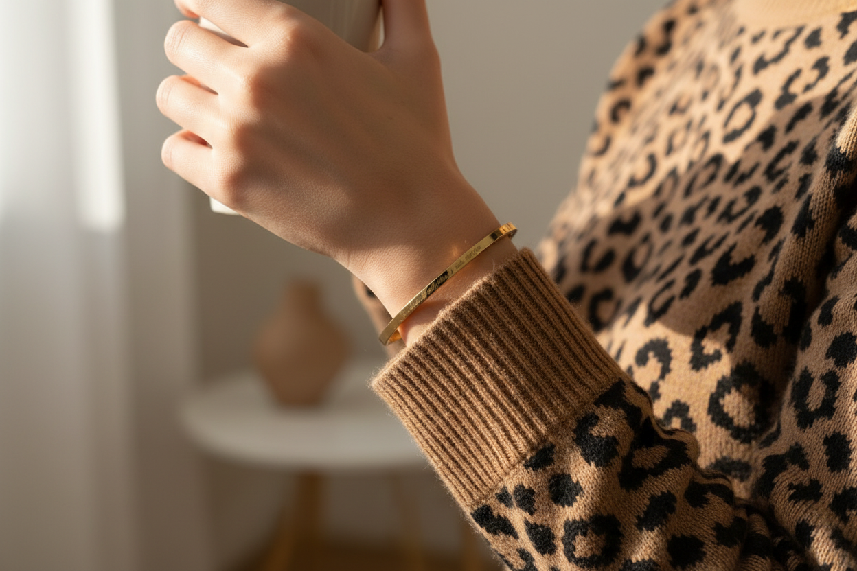 Jonc à message - Amour Tendresse